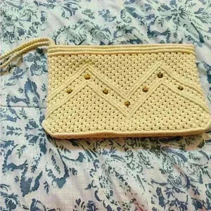 Clutch boho style purse